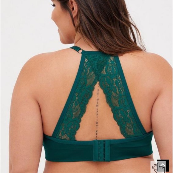 Torrid Lightly Lined Seamless Flirt Racerback Bralette - Picture 3 of 3